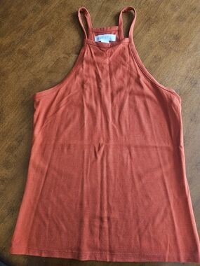Forever 21 Burnt Orange Halter Tank Top